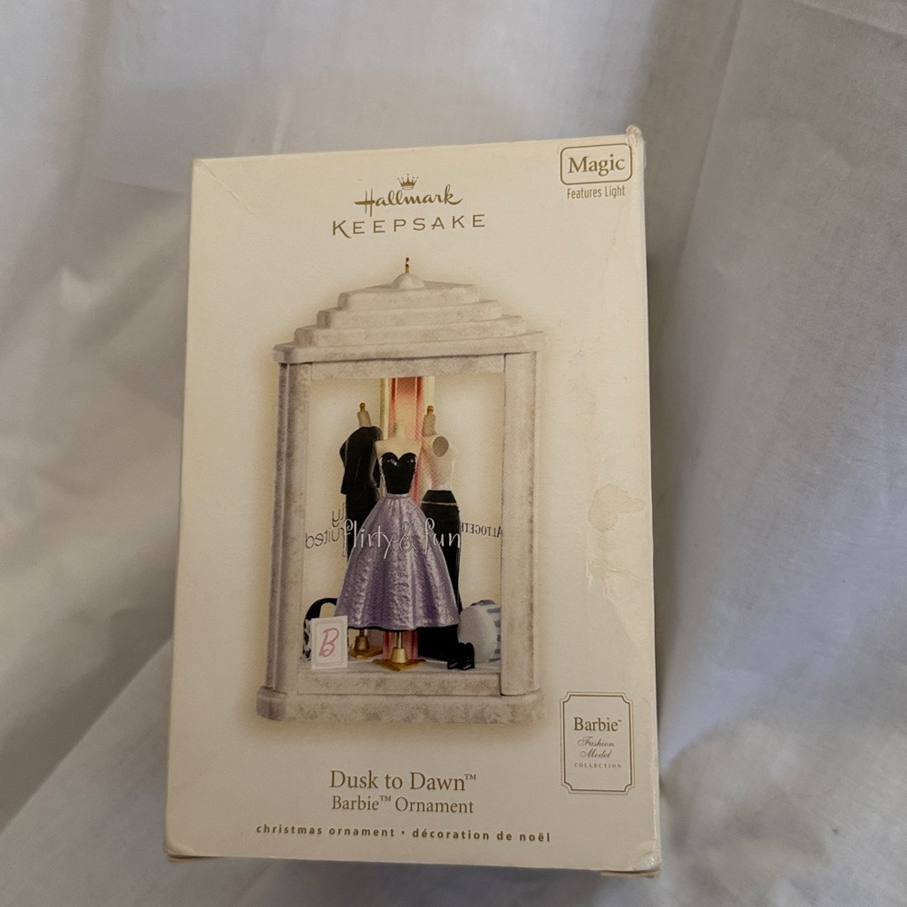 Barbie x Hallmark Keepsake Barbie dusk to Dawn ornament